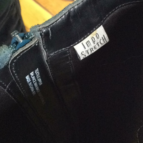 Teal Suede Boots - Picture 4 of 6